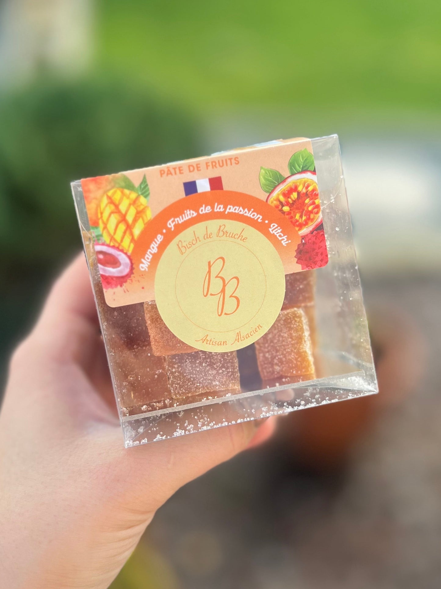 Pâtes de Fruits Mangue, Litchi & Fruit de la Passion – 100 % Fruits