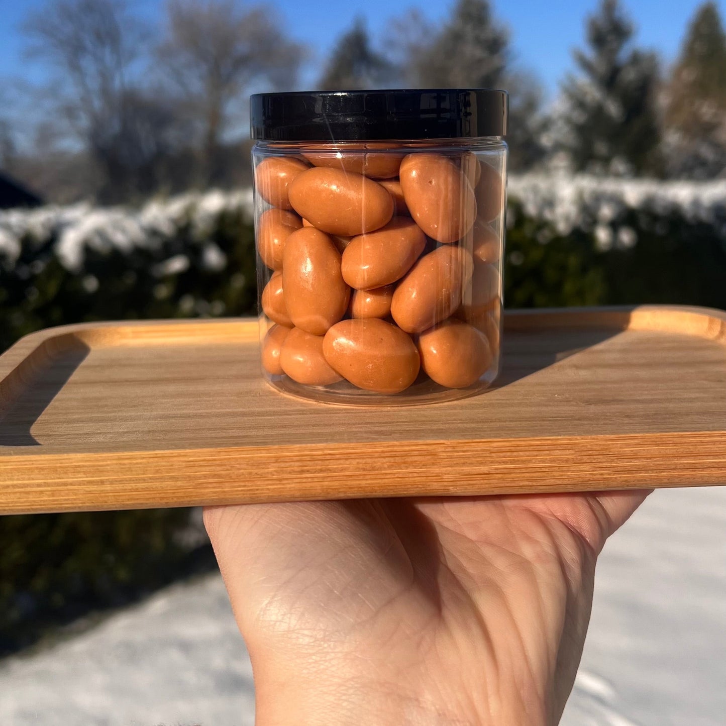 Amandes enrobées de caramel beurre sale