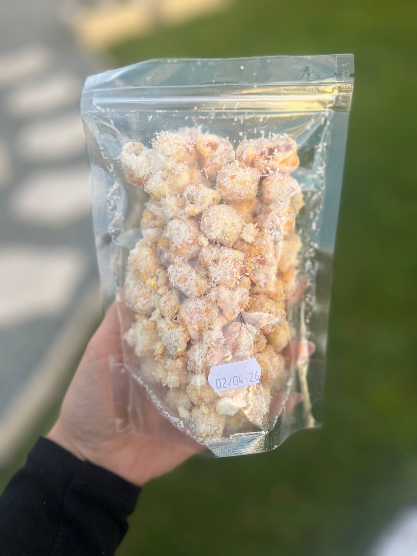 Pop corn coco - chocolat blanc