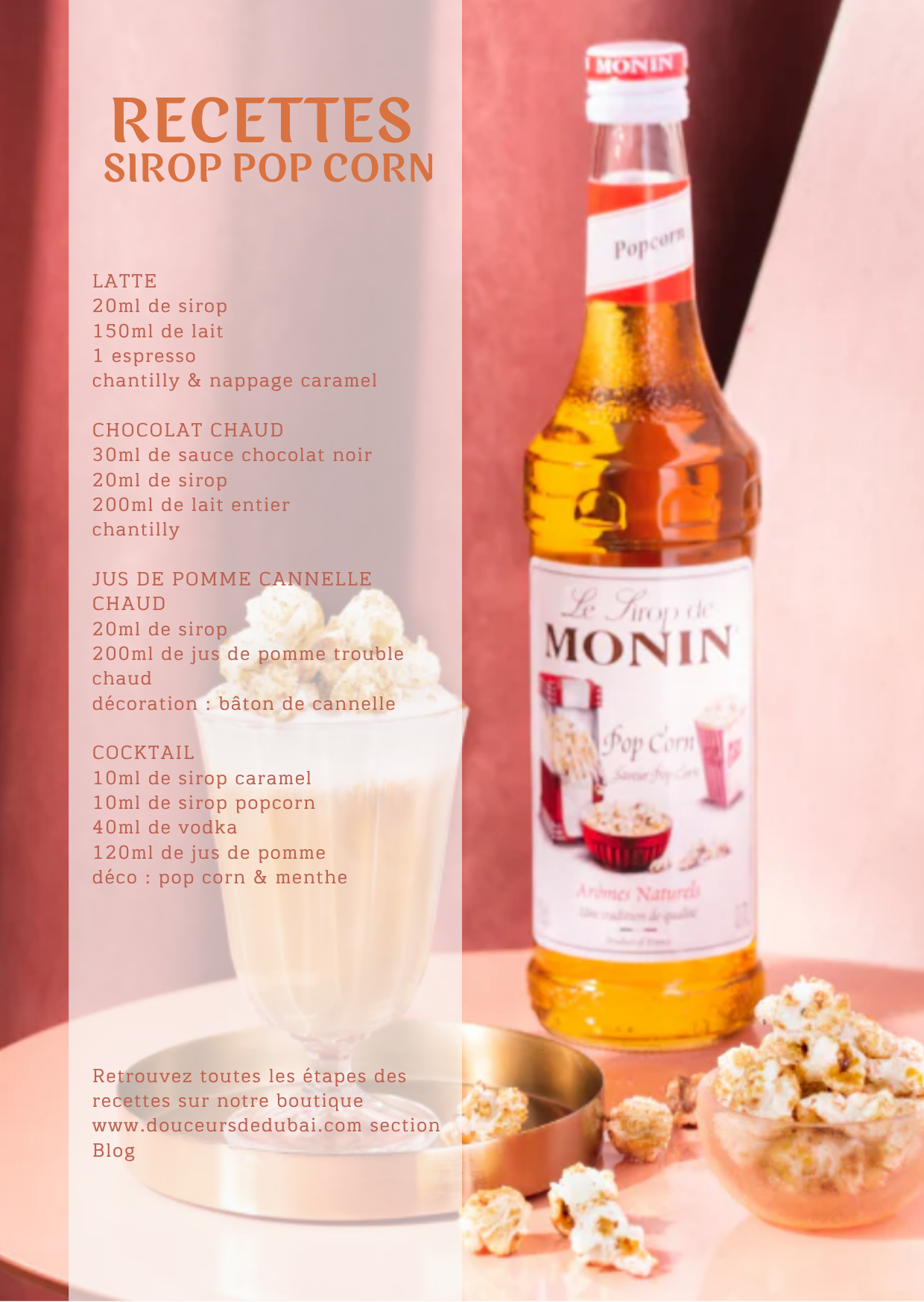 Sirop Monin Popcorn