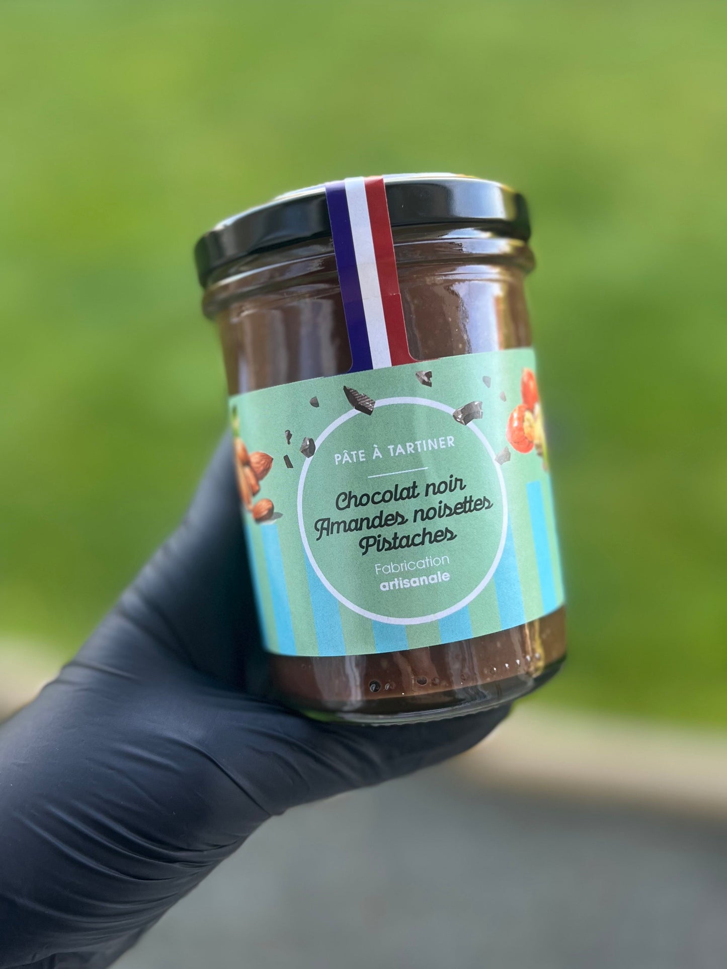 Pâte à tartiner Chocolat noir, Noisettes, Amandes et Pistaches