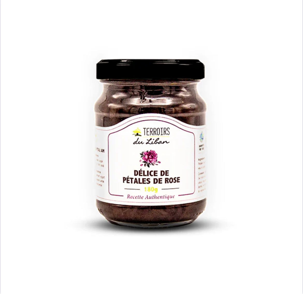 Confiture artisanale aux pétales de rose