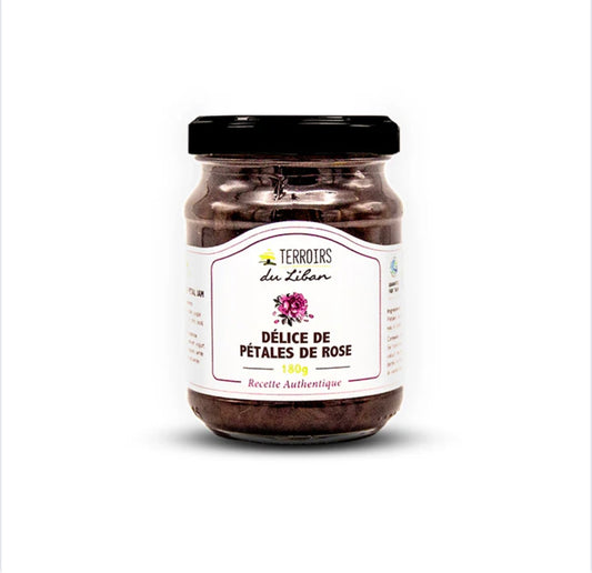 Confiture artisanale aux pétales de rose