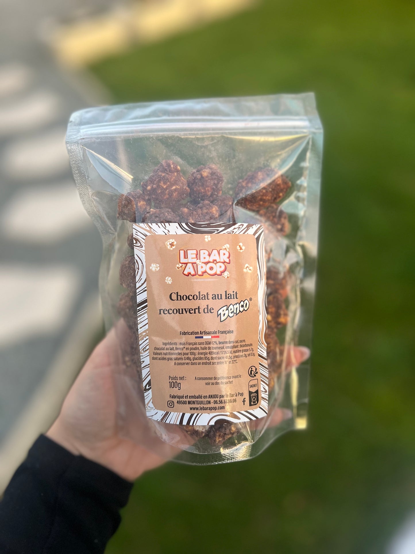 Pop corn chocolat lait - Benco