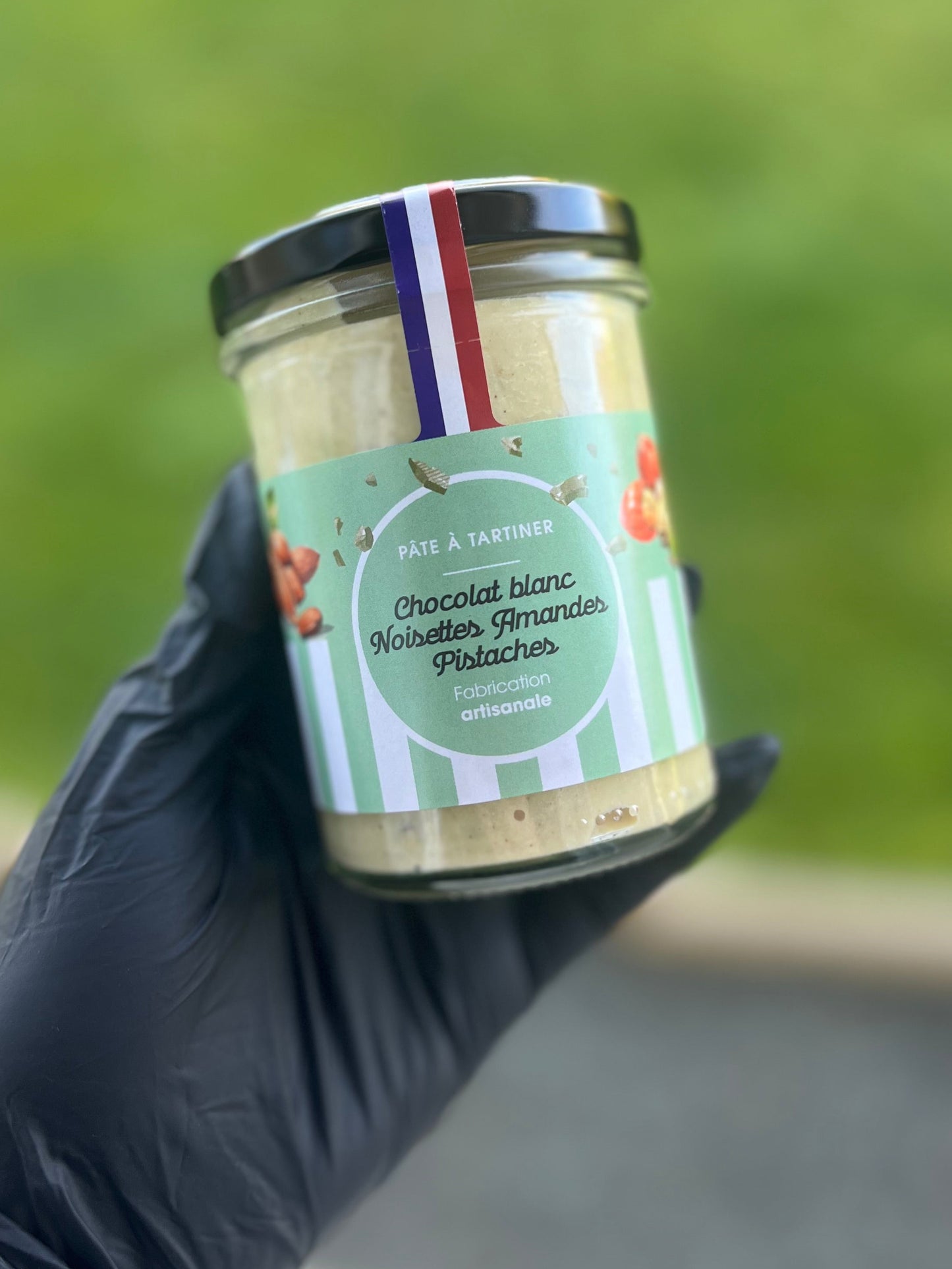 Pâte à Tartiner Chocolat Blanc, Amandes, Noisettes & Pistaches