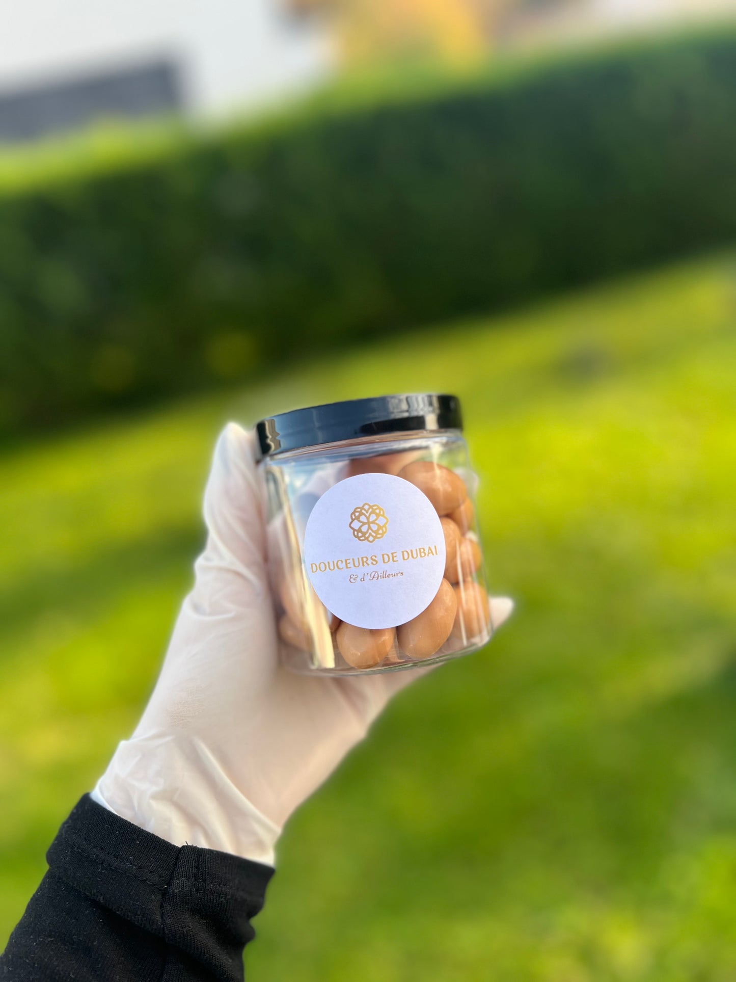 Amandes au caramel salé croquant