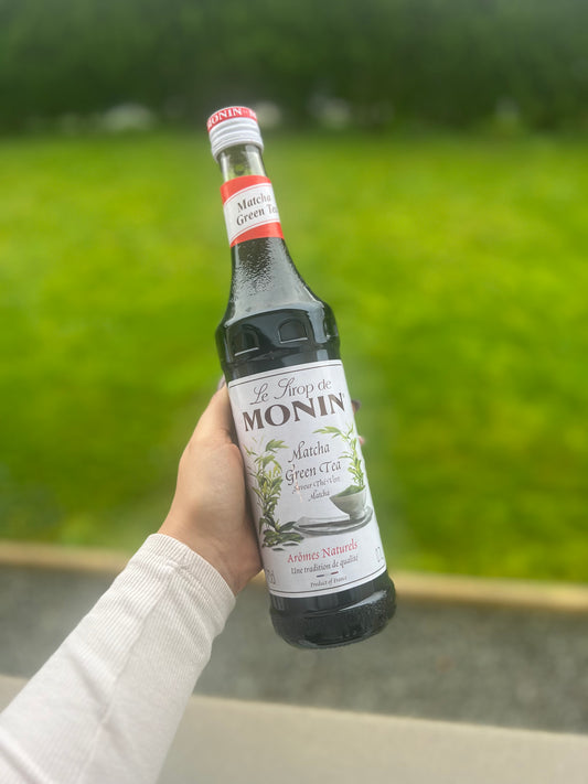 Sirop Monin saveur Thé Vert Matcha