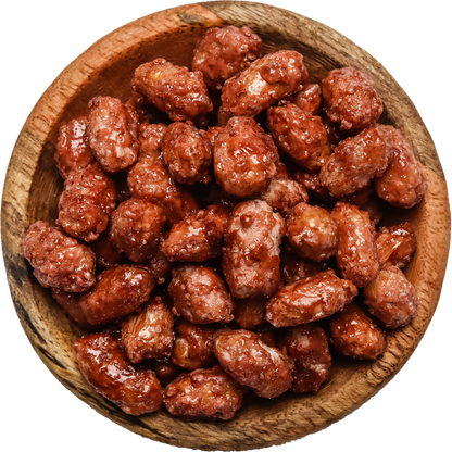 Cacahuètes grillées au caramel salé