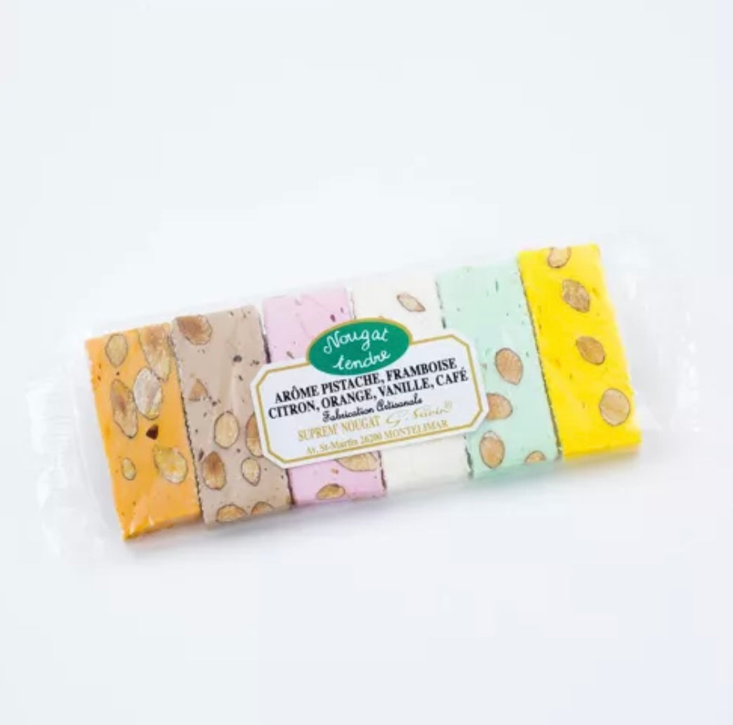 Coffret de Nougats Tendres de Montélimar – 6 Parfums d’Exception