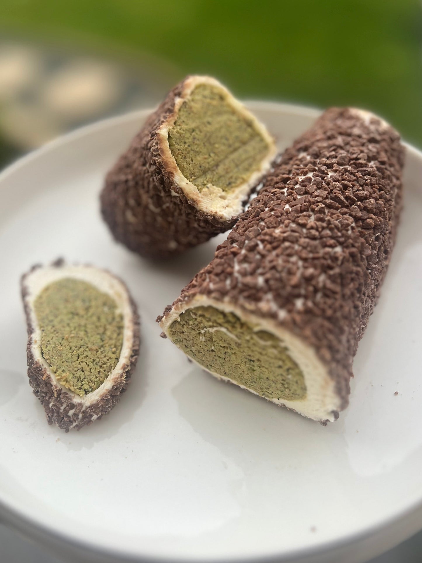 Loukoum façon Dubaï à la pistache et kunefe 