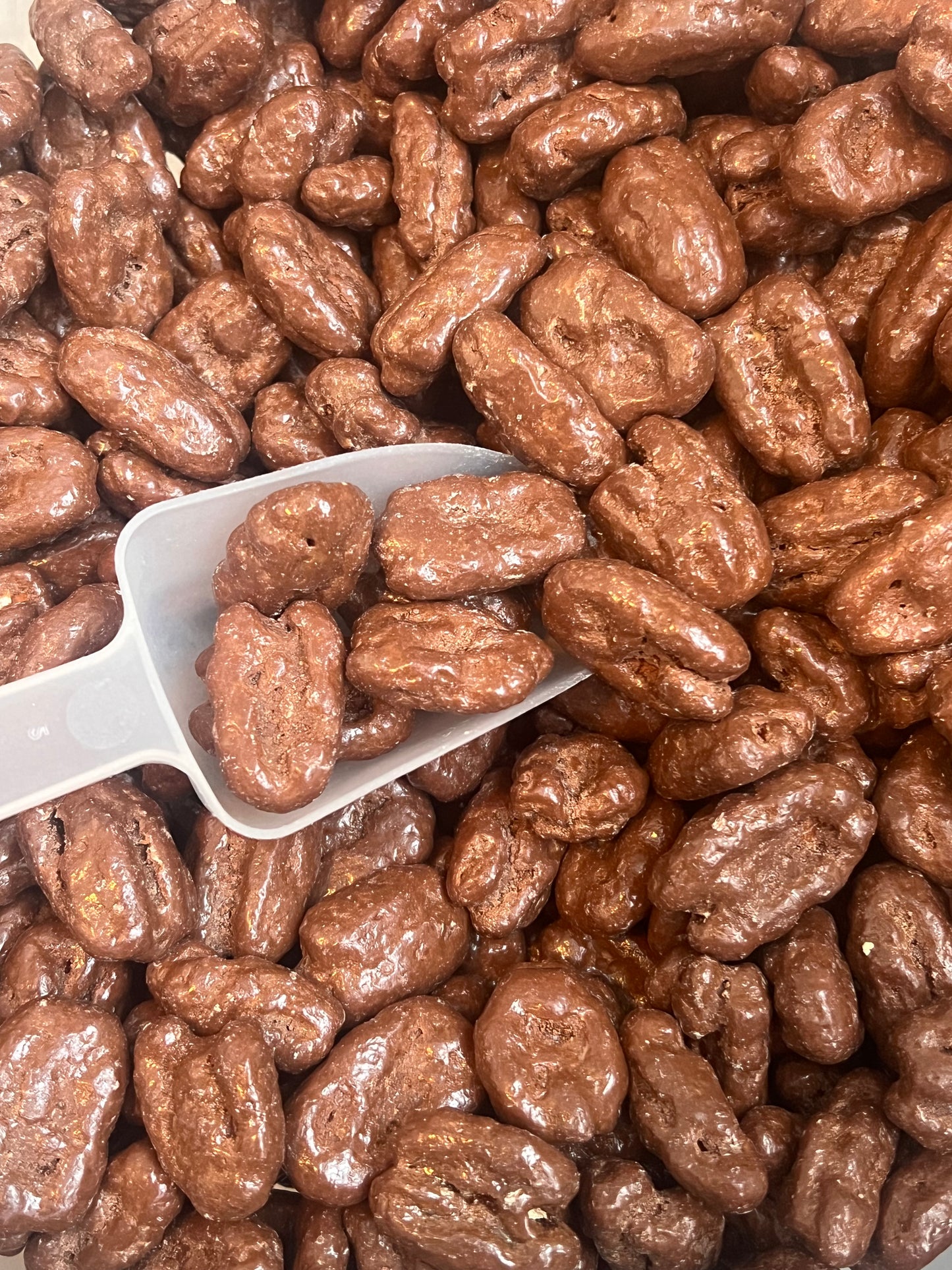 Noix de pécan enrobées Dubaï chocolat au lait premium 